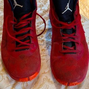 Nike Jordons fly knit red sneakers